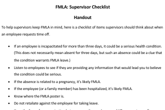 Intro slide to FMLA Training powerpoint presentation showing a smiling family